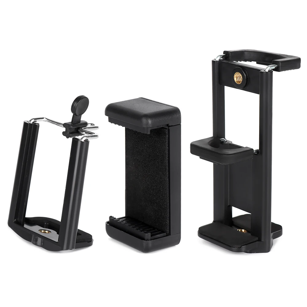 Universal Mobile Phone Clip Holder Mount Bracket Adapter for Smartphone Camera Tripod Stand Monopod