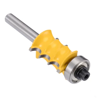 

1/4 Inch Shank Triple Bead Column Molding Router Bit Woodworking Cutter For Woodworking Milling Cutter