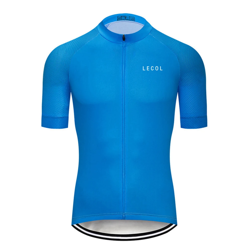 LECOL 2020 Cycling Jersey Tops Summer Racing Cycling Clothing Ropa Ciclismo Short Sleeve mtb Bike Jersey Shirt Maillot Ciclismo