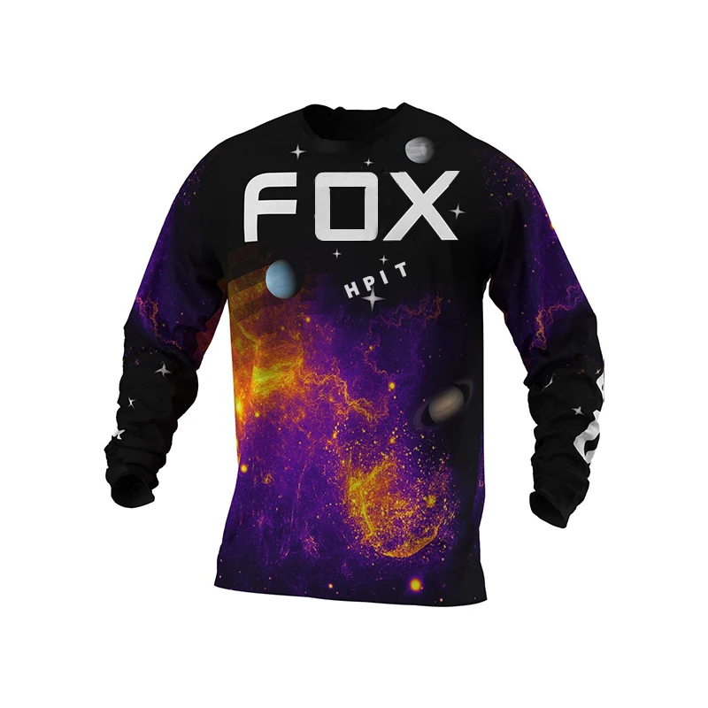 

2020 bike jerseys motocross bmx racing t-shirt downhill dh short sleeve cycling clothes mx summer hpit fox mtb jersey locomotive