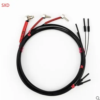 

5Pcs RC310 RC410 RC610 M3 M4 M6 coaxial multi-core diffuse reflection bend 90 degree right Angle fiber sensor