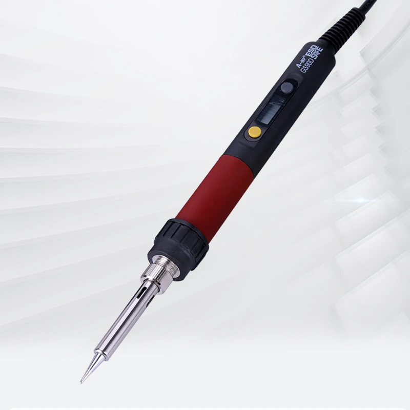 A-BF GS60D GS90D GS110D паяльник с ЖК-дисплеем Регулируемая температура высокое качество паяльник Комплект с паяльными наконечниками - Цвет: GS90D