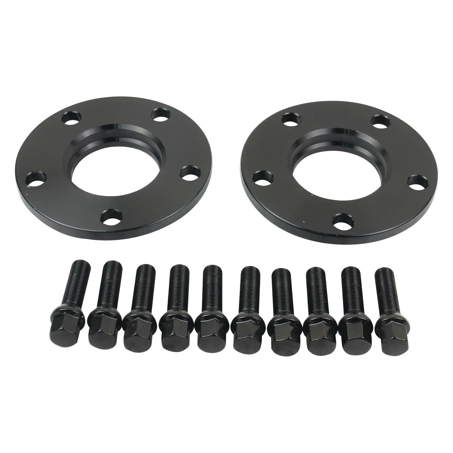 4 X 20MM WHEEL SPACERS BLACK BOLTS & LOCKING FIT FOR BMW 3 SERIES E36 E46 