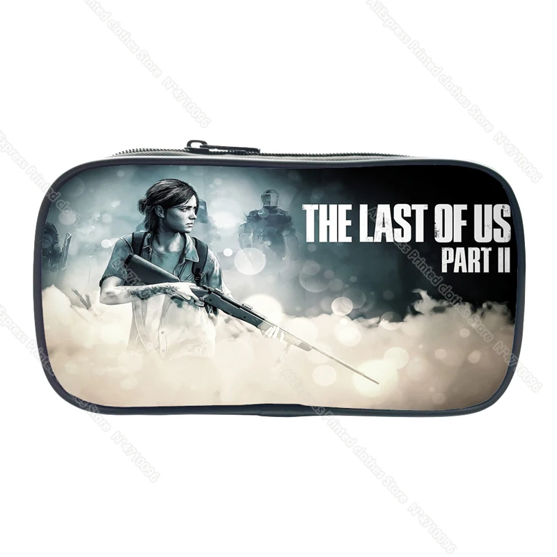 New Game The Last of Us 2 Pencil Case School Supplies for Kids Stationery 3D Print Storage Pouch Cosmetic Cases Makeup Box Bags