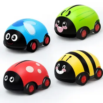 

Children's Cartoon Insect Pull Back Car Baby Puzzle Toy Insect Resistant Child Car Inertia Car Gift Toy Interactive X6P9