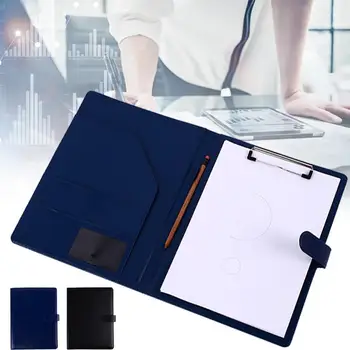 

PU Leather A4 Document Folder A4 File Holder A4 File Folder Universal Manager Organizer Filing Multifunctional Conference