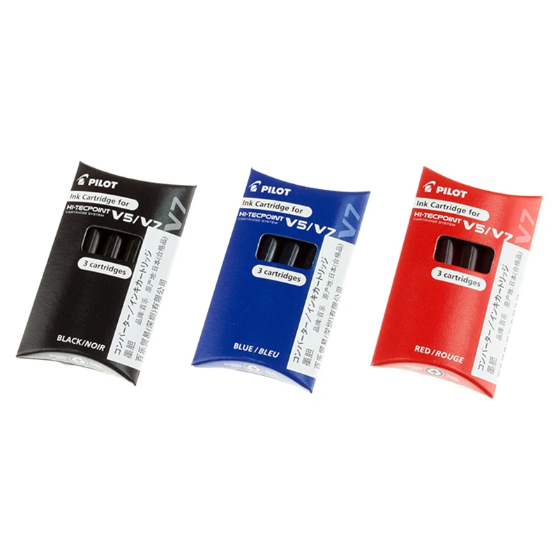 Pilot Pen Ink Cartridge Ink Refills Bxsic For Gel Pen Bxcv5 9 Tubes(3