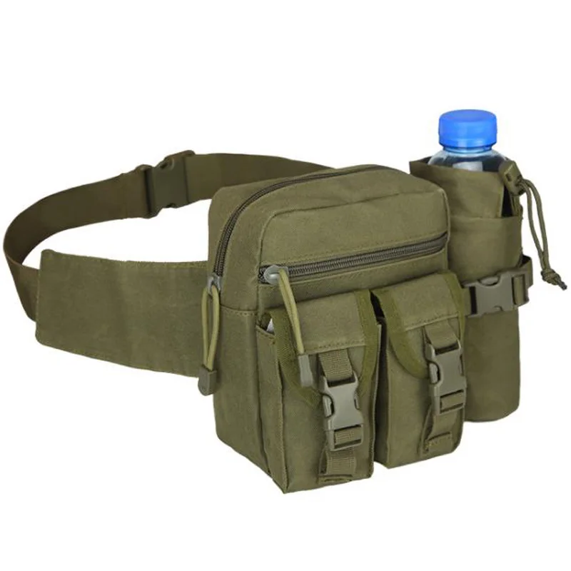 

Outdoor Shoulder Bag Waterproof Oxford Cloth Camping Hiking Pouch Kettle Bag Waist Pack Bag Camping Multi-Function Pocket