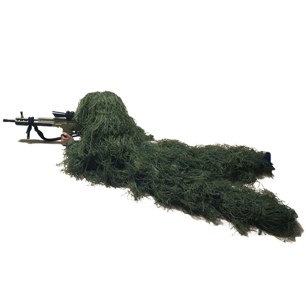 Детский Камуфляжный костюм для охоты и Ghillie, одежда для скрытой охоты, костюм снайпера, армейская камуфляжная униформа, костюм Специального солдата