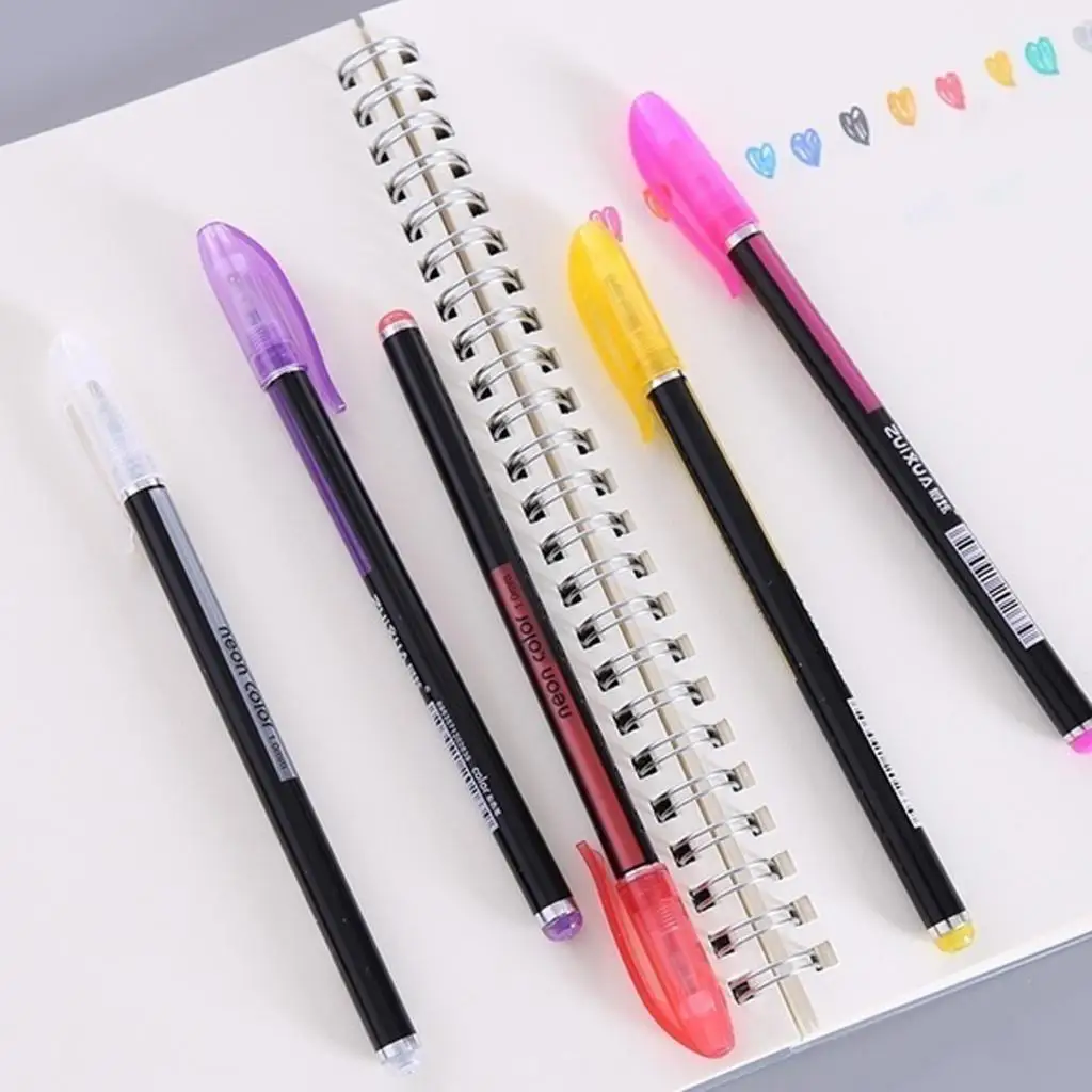 Gel Pens Set Colored Pen Fine Point Art Marker Pen Highlighter Pen 12 Colors