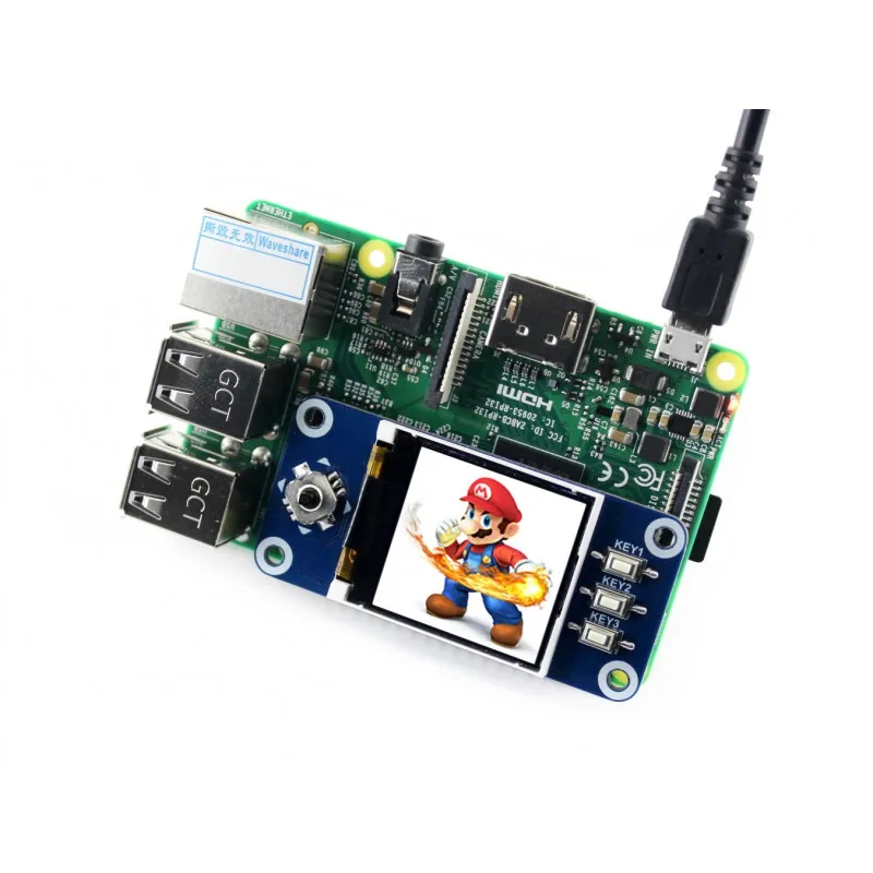 RPI 1.44 ġ RGB LCD  ÷ ,   4/3/ 65K ÷ ũ 128x128 ػ SPI ̽