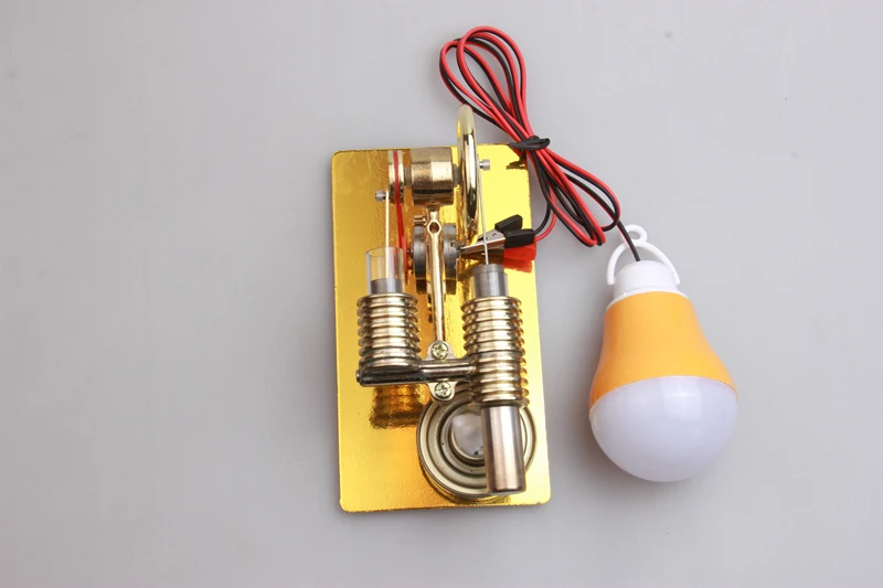 Mini Stirling Engine External Combustion Engine Microgenerator Birthday Present Steam Engine Model Science And School Education (1)