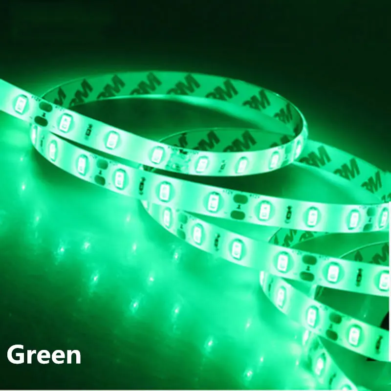 1 м 2 м 3 м 4 м 5 м DC 12V 5630 Светодиодные ленты огни гибкий светодиодный осветительные полосы Водонепроницаемый ФИТА 60 Светодиодный/м с самоклеящаяся лента на задней стороне - Испускаемый цвет: Green