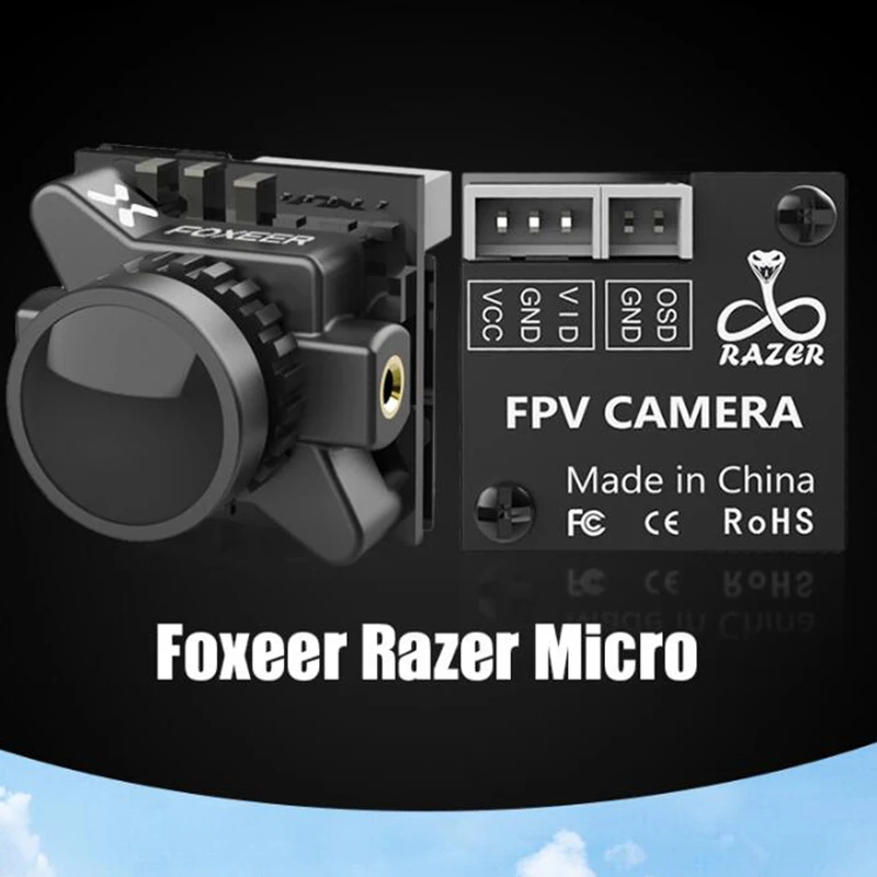 Foxeer razer Micro 1200TVL FPV Sport FPV камера PAL NTSC переключаемый объектив 1,8 мм 4 мс латентность для FPV дронов