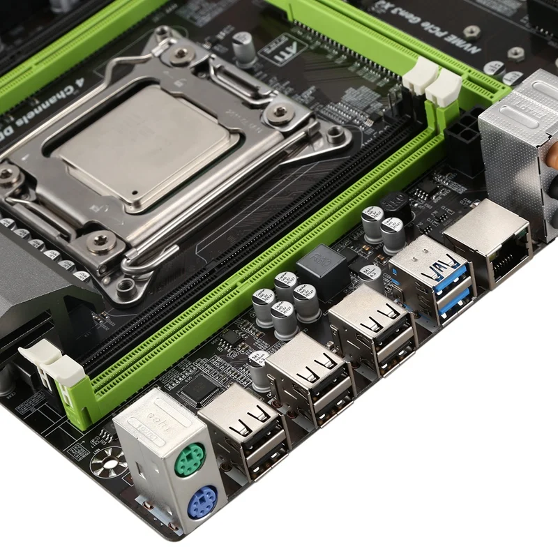 Материнская плата X79 Turbo LGA2011 ATX Combos E5 2620 cpu 2 шт X 8 ГБ = 16 ГБ DDR3 ram 1600 МГц PC3 12800R PCI-E NVME M.2 SSD