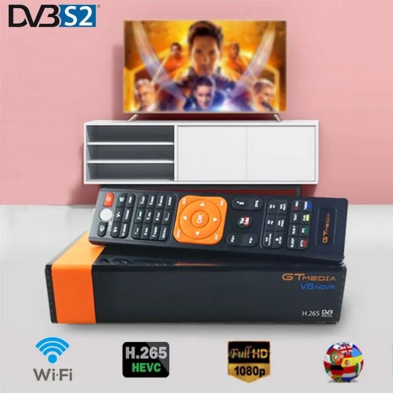 TV STB Set Top Box Digital Converter Box With Recording Media Player TV Tuner Function TV Receiver Converter Box New