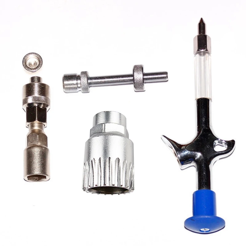 

Bicycle Repair Tools Bicycle Grease Oil Injector Sets Bike Chain Tools for Road Mountain Bike Bearing