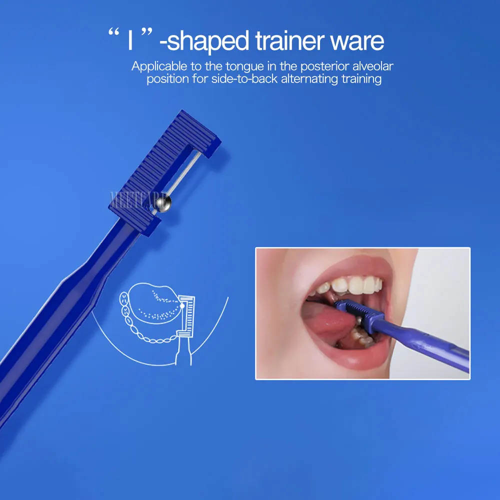 Child Mouth Oral Language Tougue Rehabilitation Exerciser Trainer Muscle Strenght Touge Training Tool Flexibility Stability mouth exerciser