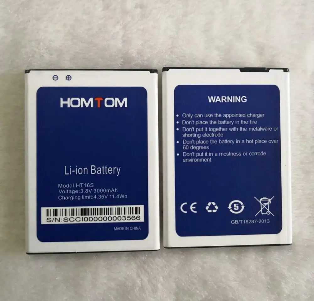 Новый Homtom аккумулятор HT16S 3000 мАч для телефона в наличии + номер