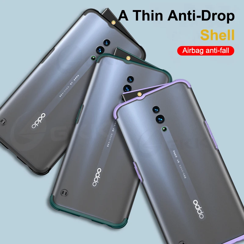 Подъемный Камера чехол для OPPO Рено 360 полная защита анти-отпечатков пальцев