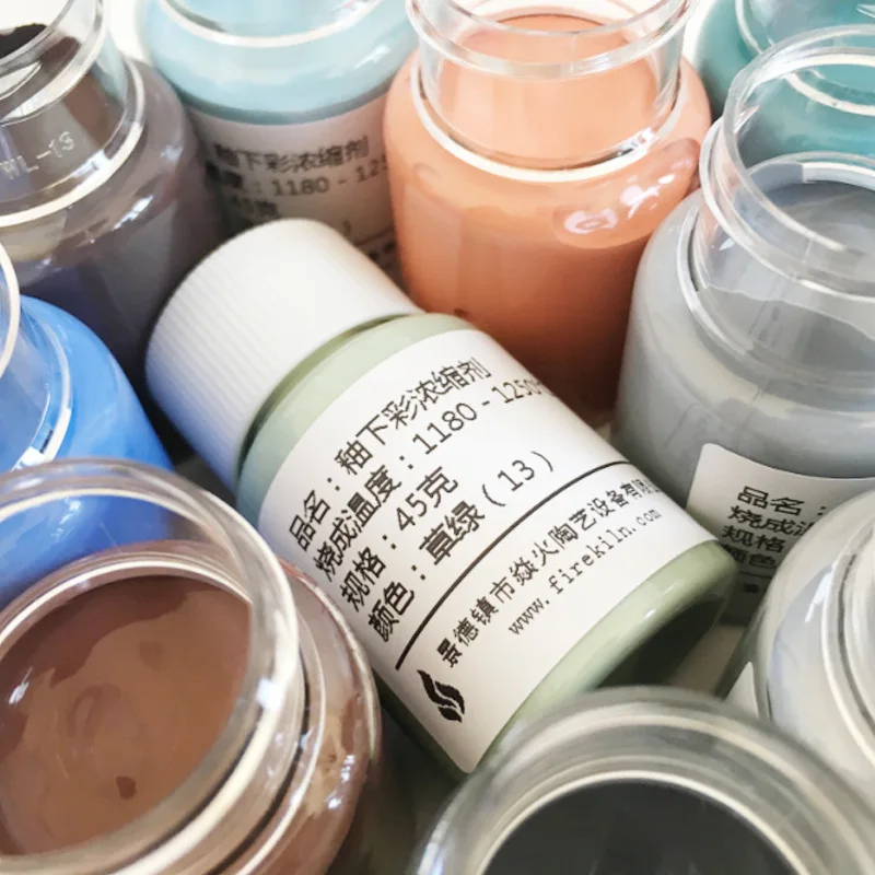 Ceramic Pigment Under Glaze Concentrate 24 Color Medium Temperature Paint Set Under Glaze Pigment Pottery Ceramics Tools Aliexpress