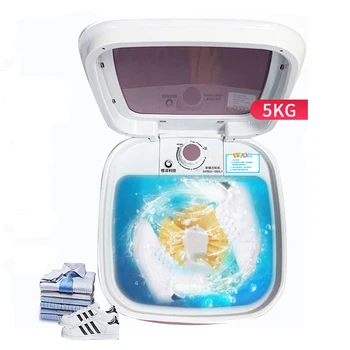 

5kg Shoes Washing Machine Mini Single Tube Washer and Dryer Machine for Shoes Clothes Dual-use Clothes Washer Shoes Cleaner 220V