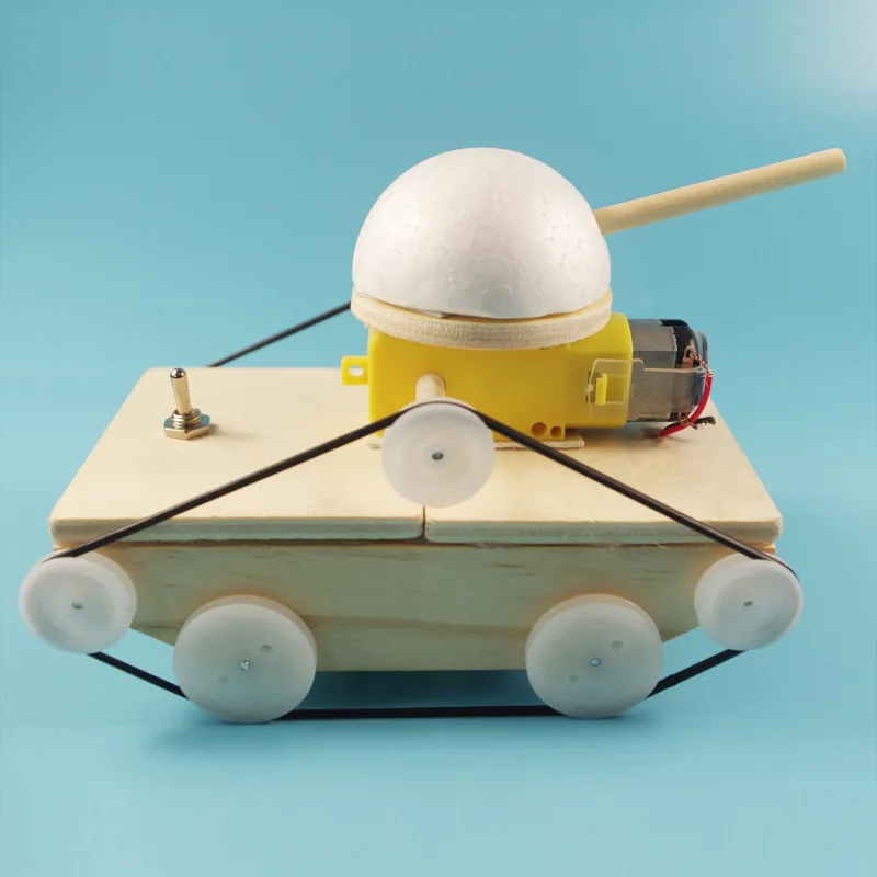 

Popularization of Science Model Car Remote Control Tank Children DIY Have Science And Technology Small Physical Toy Small Invent