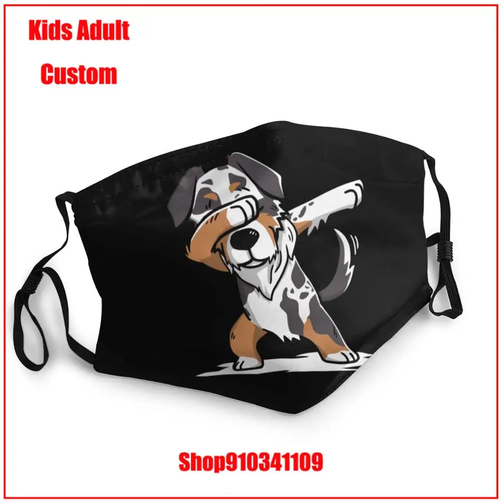 Горячая Распродажа DIY взрослая маска австралийский пастушитель Dabbing Dog Dab для