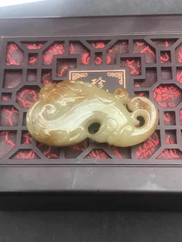 

Natural 7A top Xinjiang hetian jade pendant unique design hollow carving jadeite jade necklace men women pendants jade jewelry