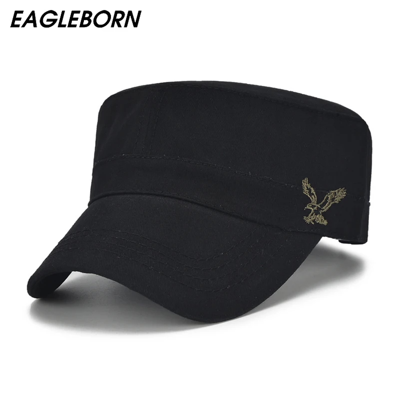 Baseball Hat Cotton Black Army Cap 