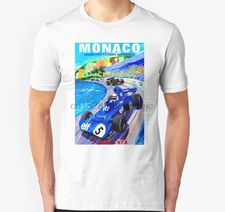 Мужская футболка MONACO GRAND PRIX винтажная автогоночная Футболка с принтом wo тройники