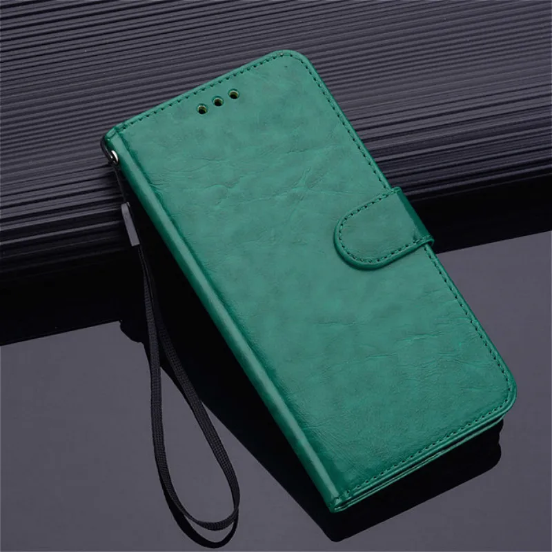 Чехол для samsung Galaxy A50, задняя крышка из ТПУ, кожаный флип-чехол для телефона samsung A50 A 50 A505 A505F, SM-A505F, Coque Fundas - Цвет: Dark Green