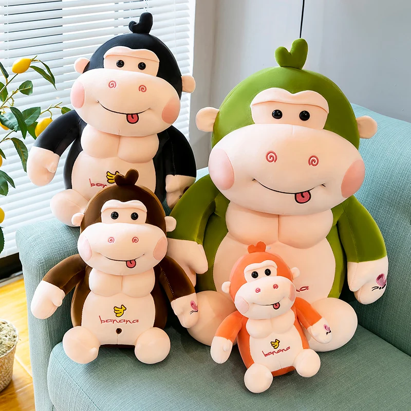 Симпатичная плюшевая игрушка candice guo милые Мультяшные животные банановый узор