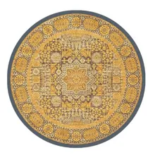 Американский Ретро популярный круглый ковер гостиная спальня декорирующая машина моющийся Мат