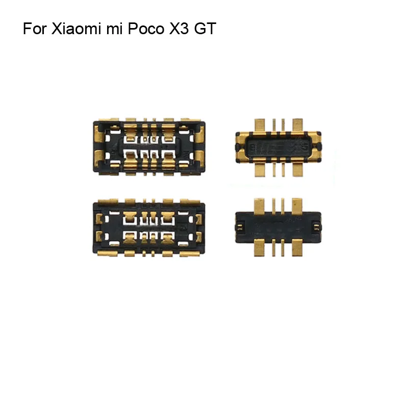 2 шт. для Xiaomi mi Poco X3 GT внутренний FPC Разъем Держатель батареи зажим контактный