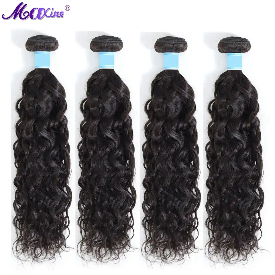 Water Wave Bundles Brazilian Hair Weave Bundles Deal Wet And Wavy