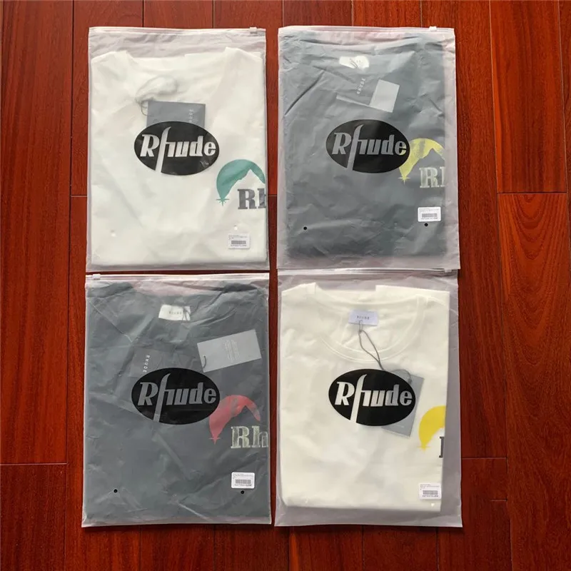 2020ss RHUDE Mountain футболка для мужчин и женщин винтажные Rhude футболки с логотипом 1:1