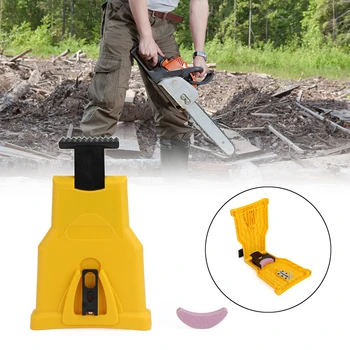 

Areyourshop 16-20 inch Chainsaw Teeth Sharpener Saw Chain Blade Fast Sharpening Stone System