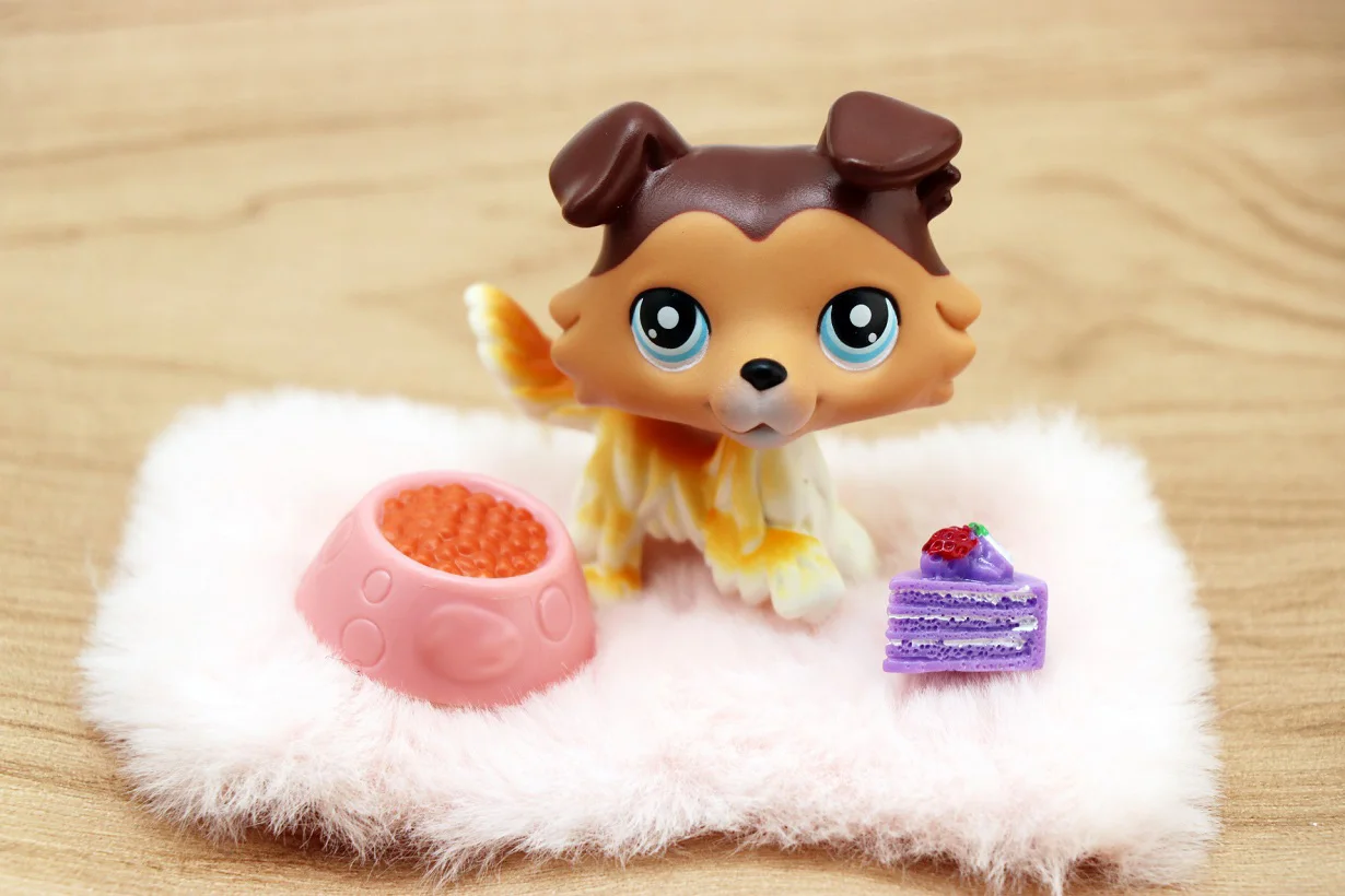Магазин домашних животных collie Dogs Редкие Фигурки Коллекция с мини аксессуарами