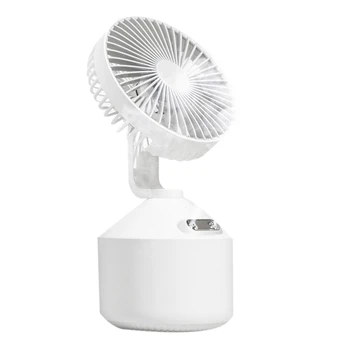 

Double Spray Fan USB Rechargeable Humidifier Fan Discount Student Desk Desktop Humidifier Fan
