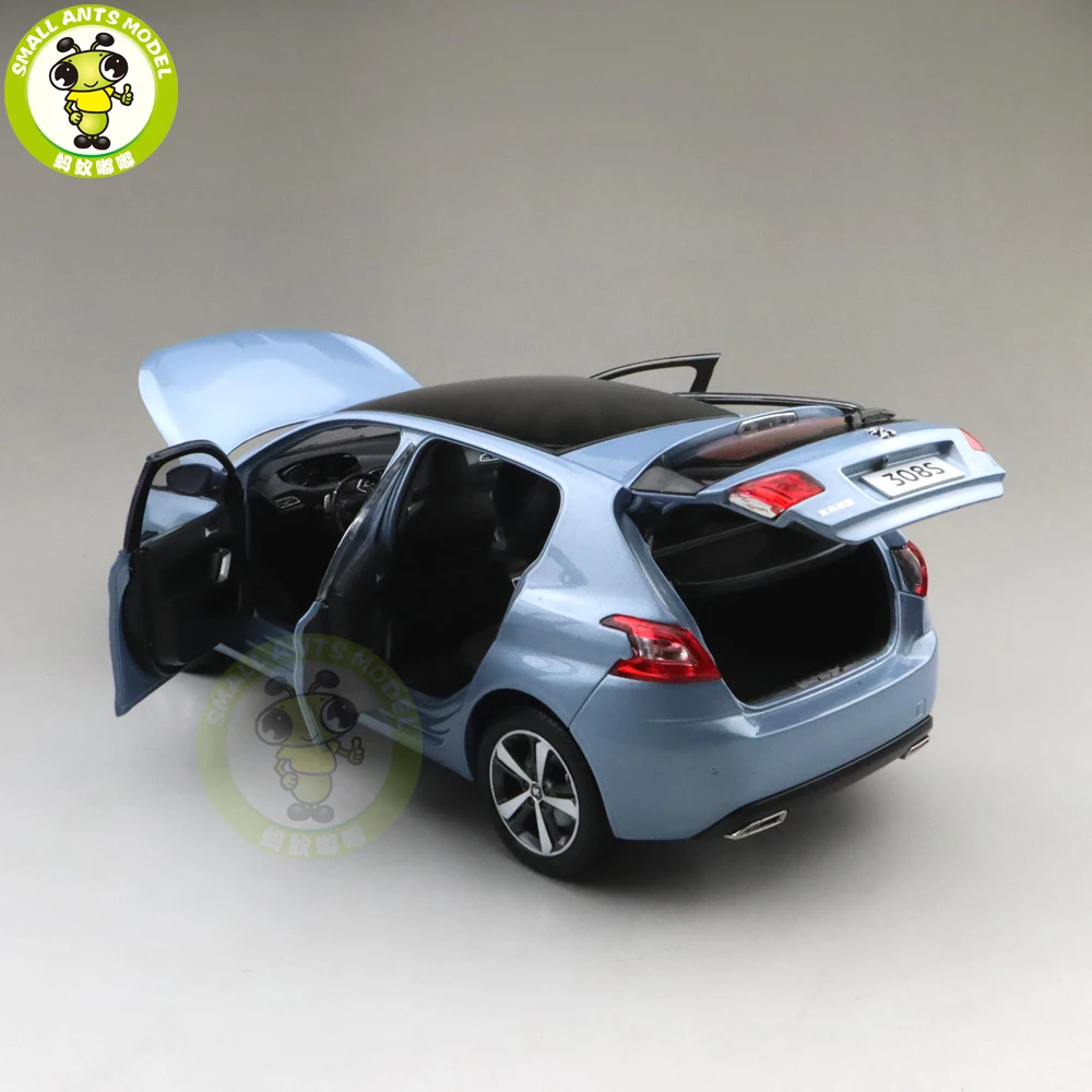 1/18 peugeot 308 308S литая модель автомобиля игрушки для мальчиков и девочек Подарки