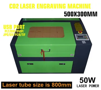 

50W CO2 LASER ENGRAVER 500x300 ENGRAVING MACHINE KH5030-50W AIR ASSIST WOODWORKING/CRAFTS USB U-FLASH