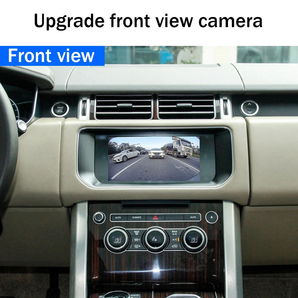 ZJCGO Factory Screen Upgrade Front Rear View Dash Cam DVR 360 Panorama Camera for Land Rover Range Rover Sport Vogue L405 L494