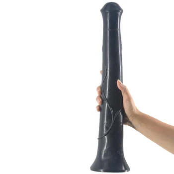 MLSice Big Soft Anal Horse Animal Wolf Dildo Extremely Long Dog Canine Penis Realistic Suction Cup Dick Sex Toys Dong for Women 2