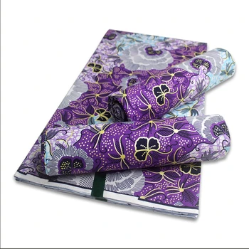 

Brode Cotton Nigerian Wax Fabric Stretch Ankara African Print Fabric for Dress Wedding Sewing