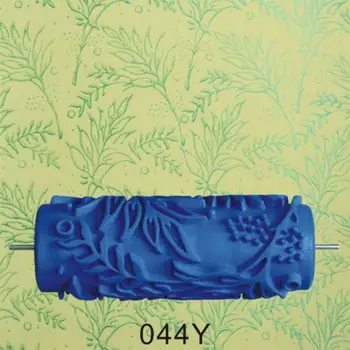 

15cm Flower Texture Rubber Painting Roller Paint Machine Wall Decoration Decor