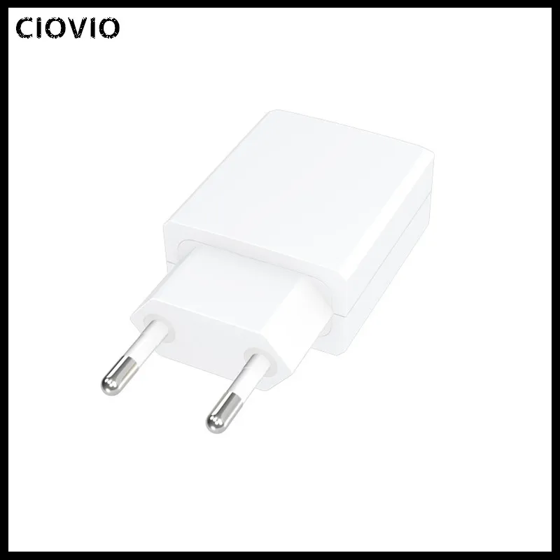 CIOVIO 2 штуки 5В Питание адаптер 5v2a/2,1 A/2,4 A/1,5 A/1A мобильного телефона Зарядное устройство
