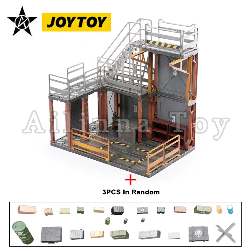 Joytoy 1/18 Diorama Mecha Deposito Area Di Prova (Accessori Gratuiti Inclusi) Giocattolo Modello Anime Spedizione Gratuita