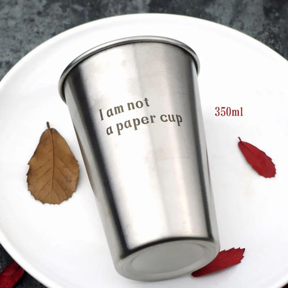 Stainless Steel Double Wall Cup - كوب فضي متعدد ال...