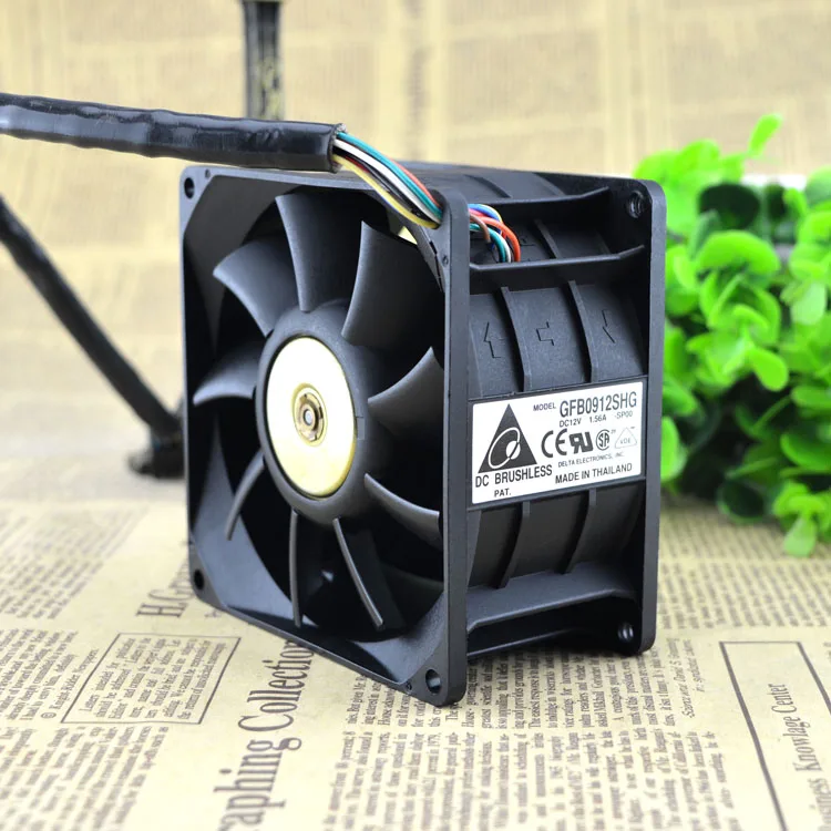 9050 9 см 12V 1.56A GFB0912SHG защиты электродвигателя Вентилятор охлаждения